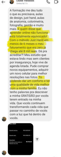 Depoimento de aluna FEN 28